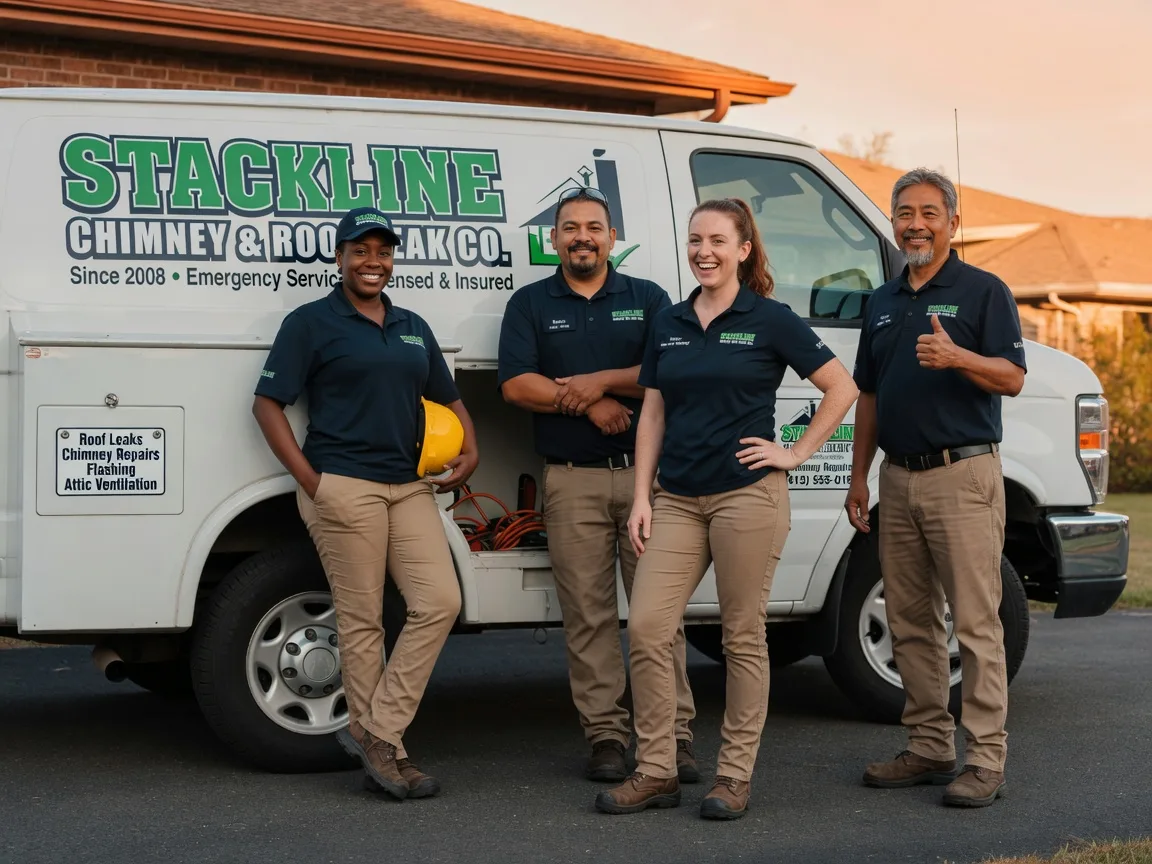 Chimney flashing repair company in Elm City, NC